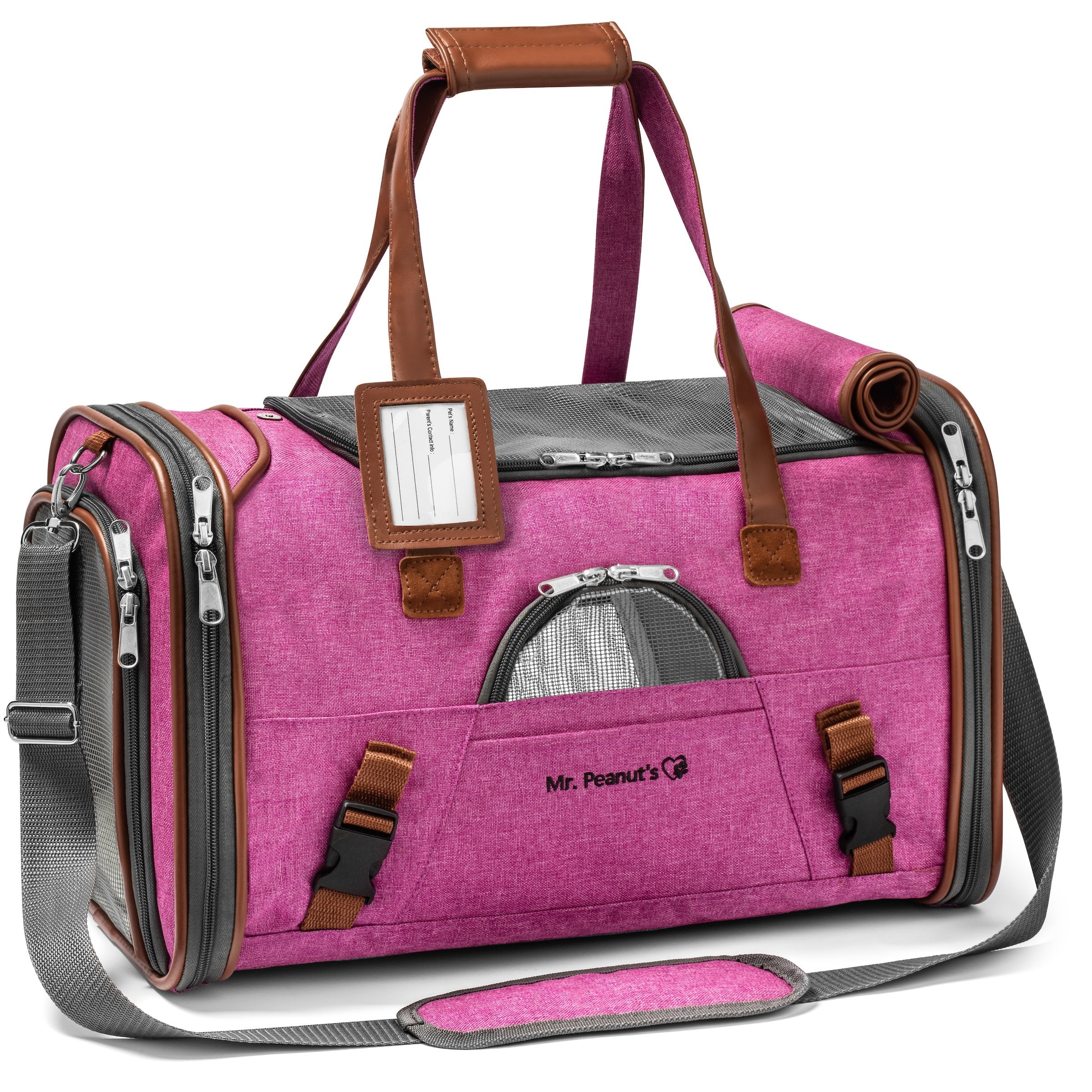 Mr. Peanut's Gold Series Standard Size Airline Compliant Pet Carrier