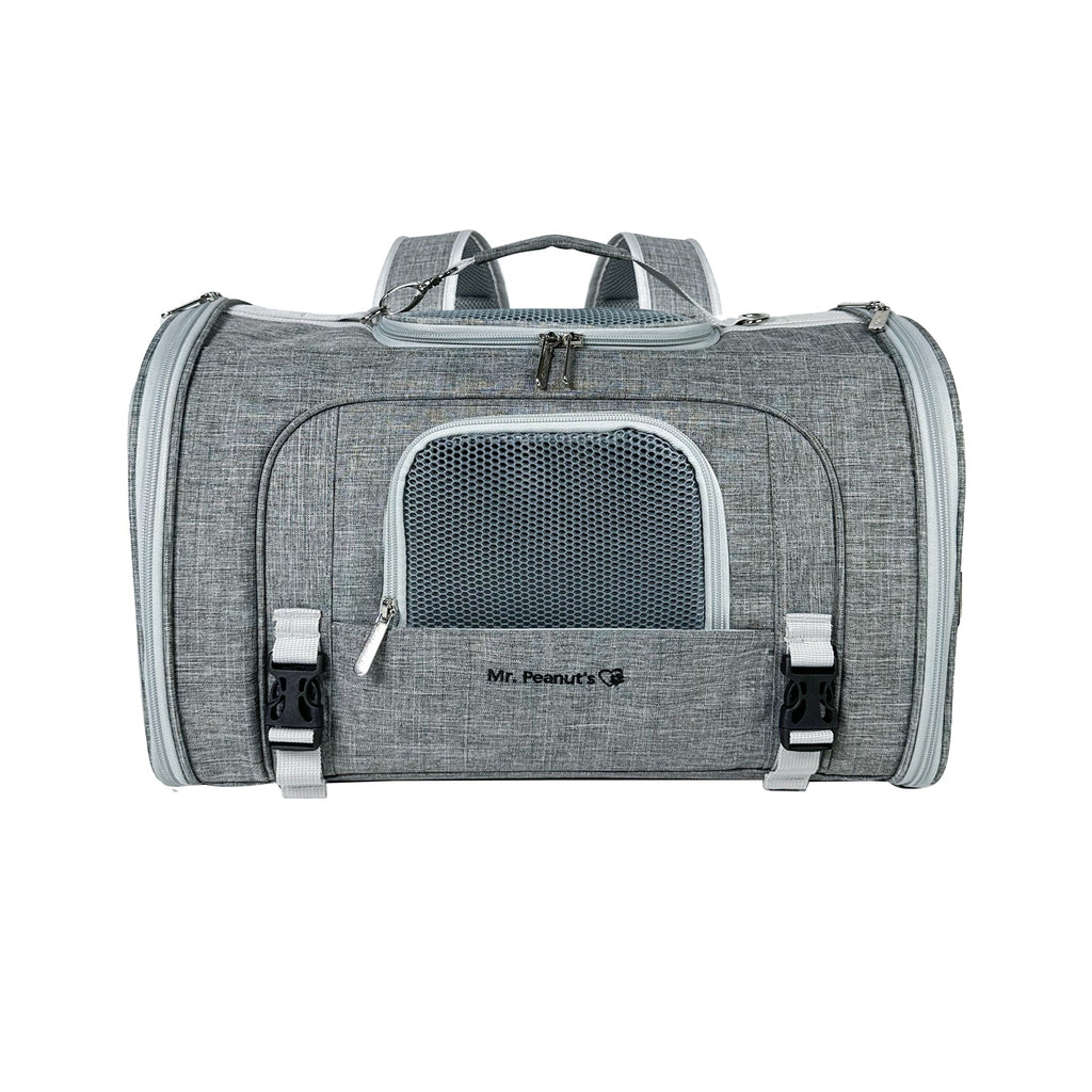 Mr. Peanut's Monterey Series Airline Compliant Horizontal Backpack Pet Carrier