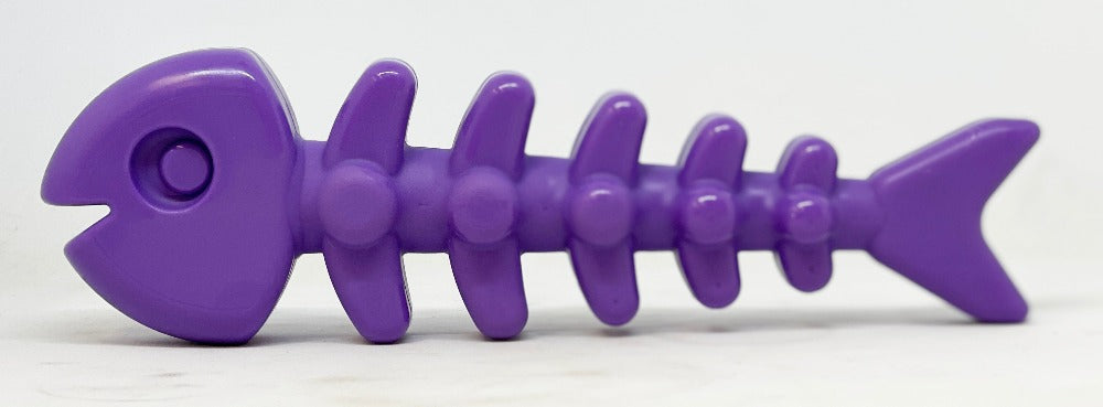 Fish Bone Nylon Dog Toy for Aggressive Chewers | USA Made | SodaPup