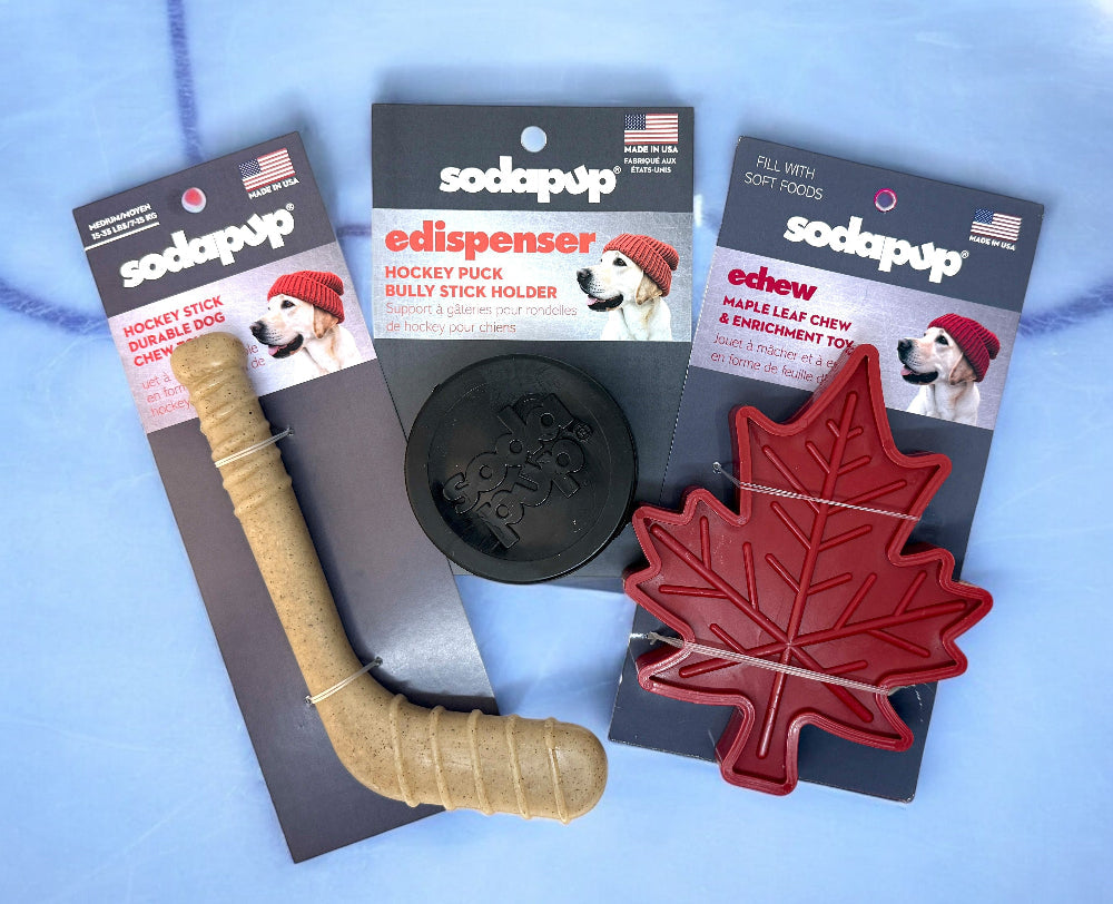Hockey Stick Nylon Dog Chew Toy - Ultra-Durable for Aggressive Chewers USA